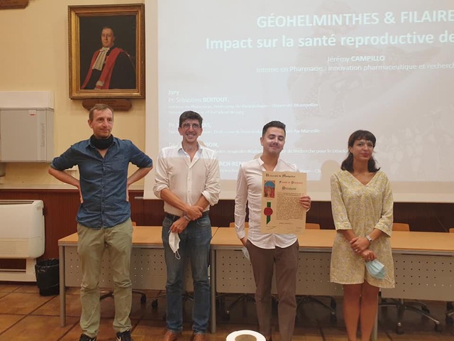 Soutenance de thèse d&rsquo;exercice en pharmacie par Jérémy Campillo