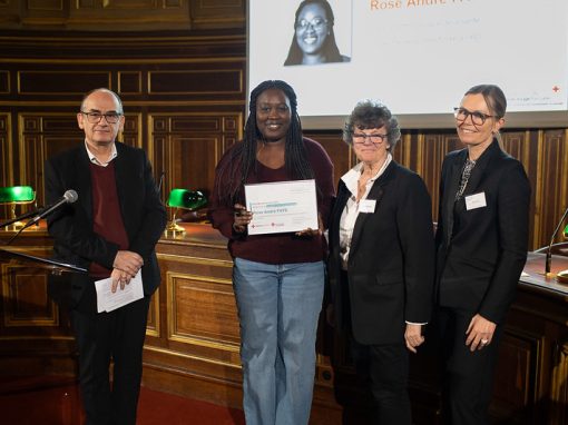 Rose André FAYE, lauréate du prix de recherche 2025 de la fondation Croix-Rouge française